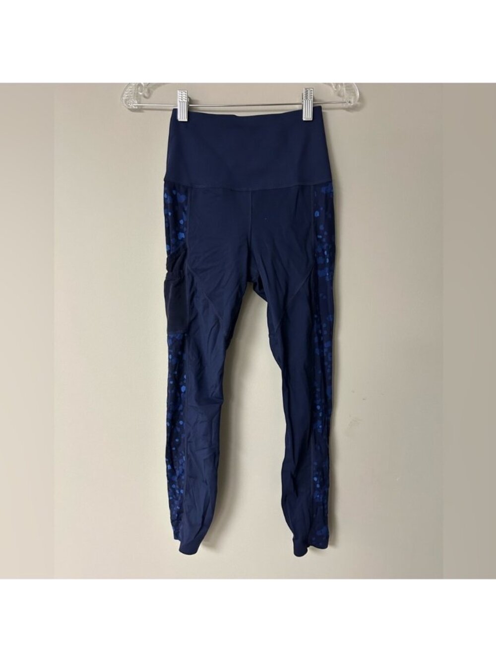 Knix Blue Stash and Go Pocket Leggings